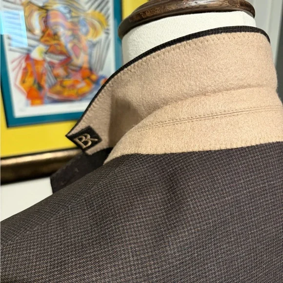 Banana Republic Rich Brown Luxury Suit 100% Wool - Picture 4 of 11
